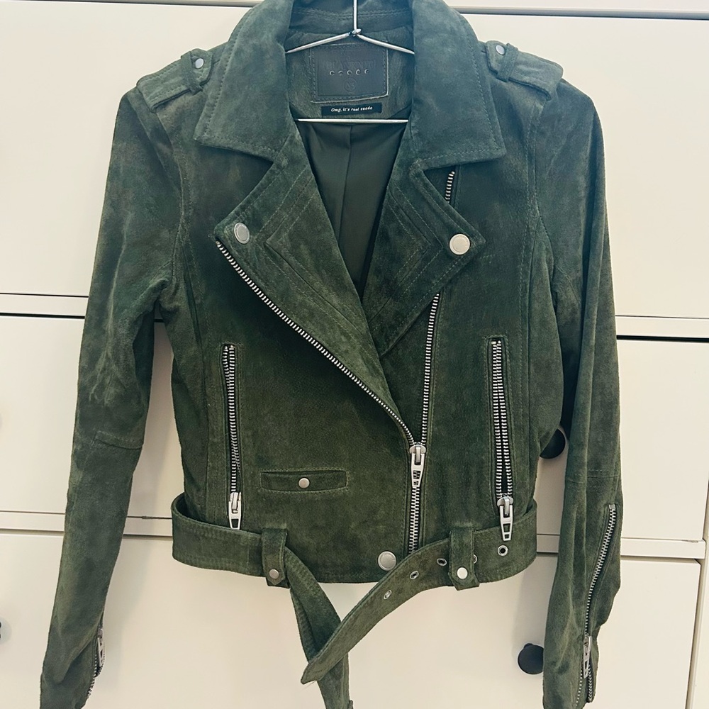 Blanknyc real suede leather jacket